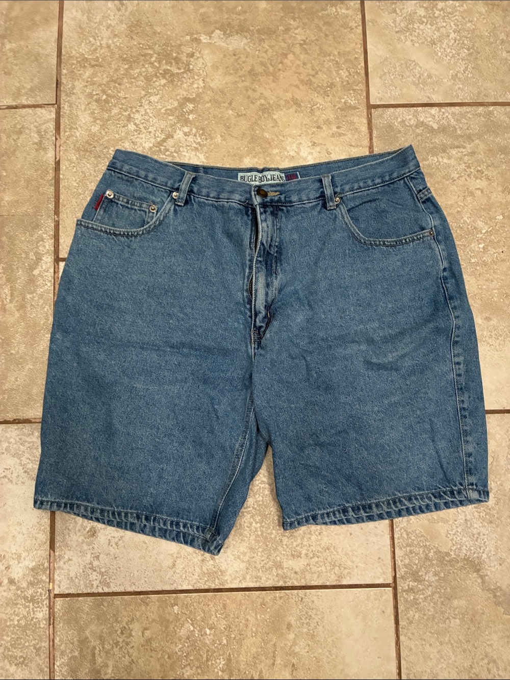 Bugle Boy Medium Blue Denim Men’s Shorts